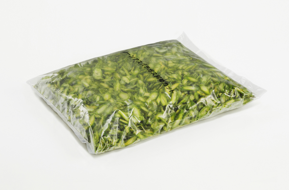 商品「中国産 グリーンアスパラ 斜めカット(5kg)」の画像2
